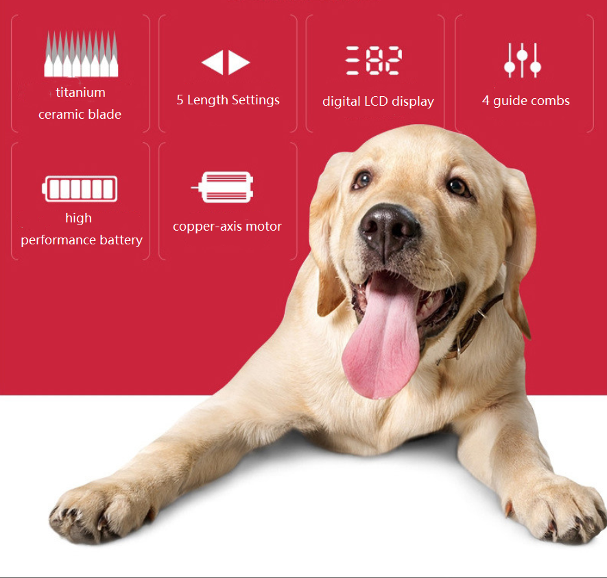 Cortapelos inalámbrico para mascotas C75