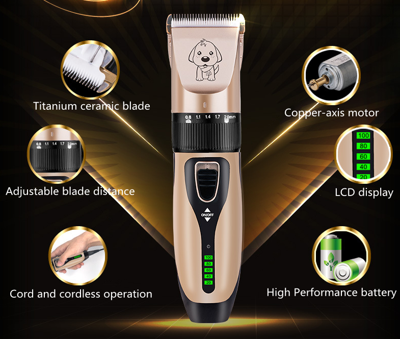 Cortapelos inalámbrico para mascotas C28 usb