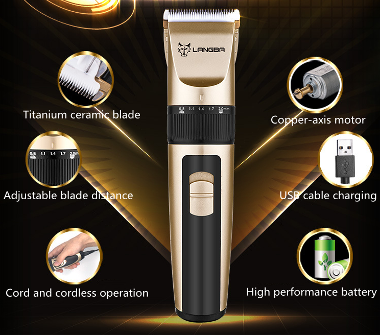 Cortadora de mascotas inalámbrica USB P65